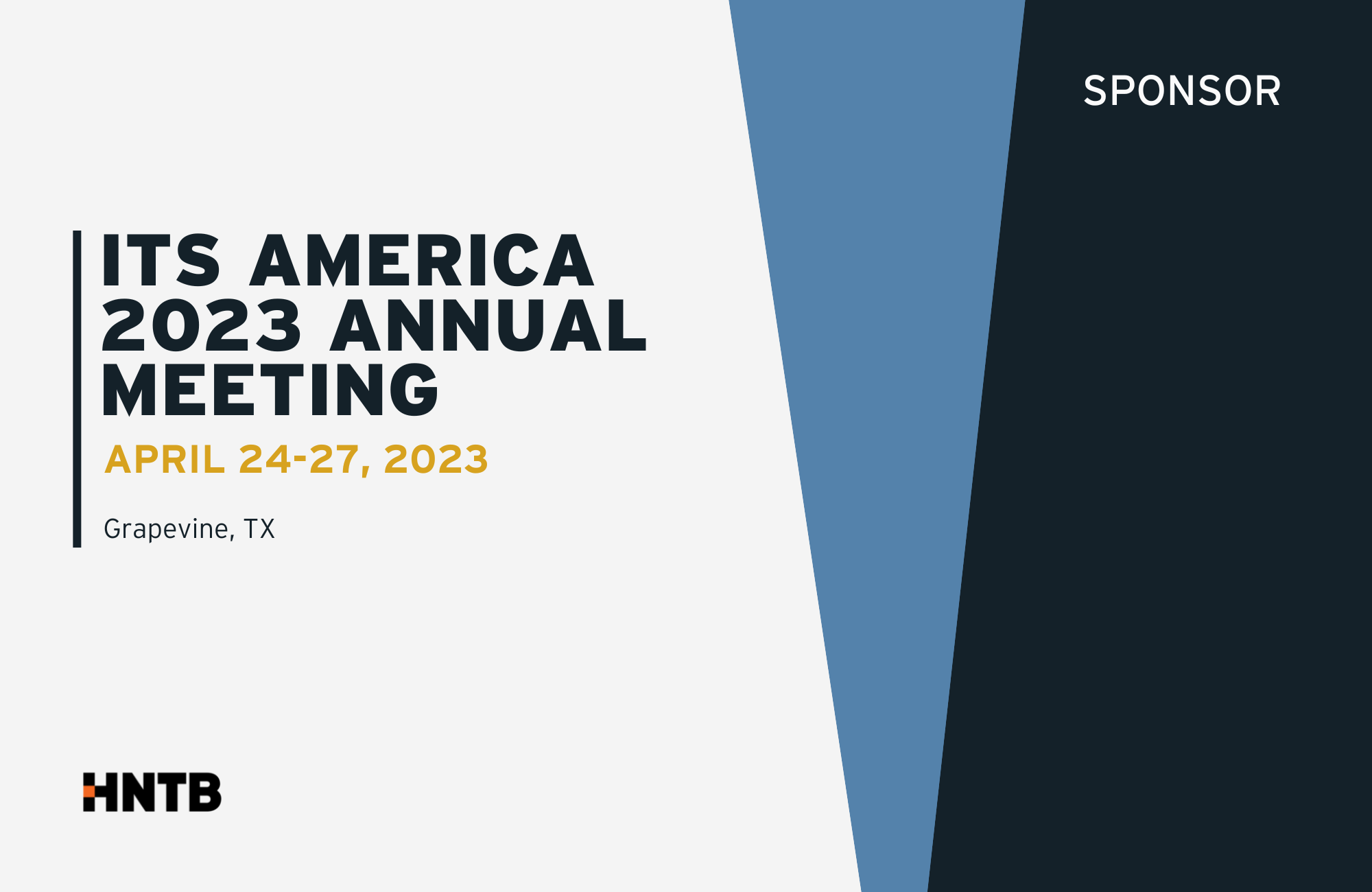 ITS America 2023 Annual Meeting HNTB