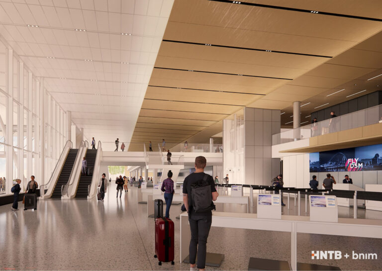 Des Moines International Airport, New Terminal - HNTB