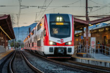 Caltrain's new electric train