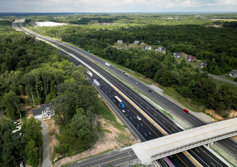 The I-95 Express Lanes Fredericksburg Extension project was delivered via the continuation of innovative public-private partnerships